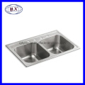 Handmade Stainless Steel Kitchen Sink Glass Sink